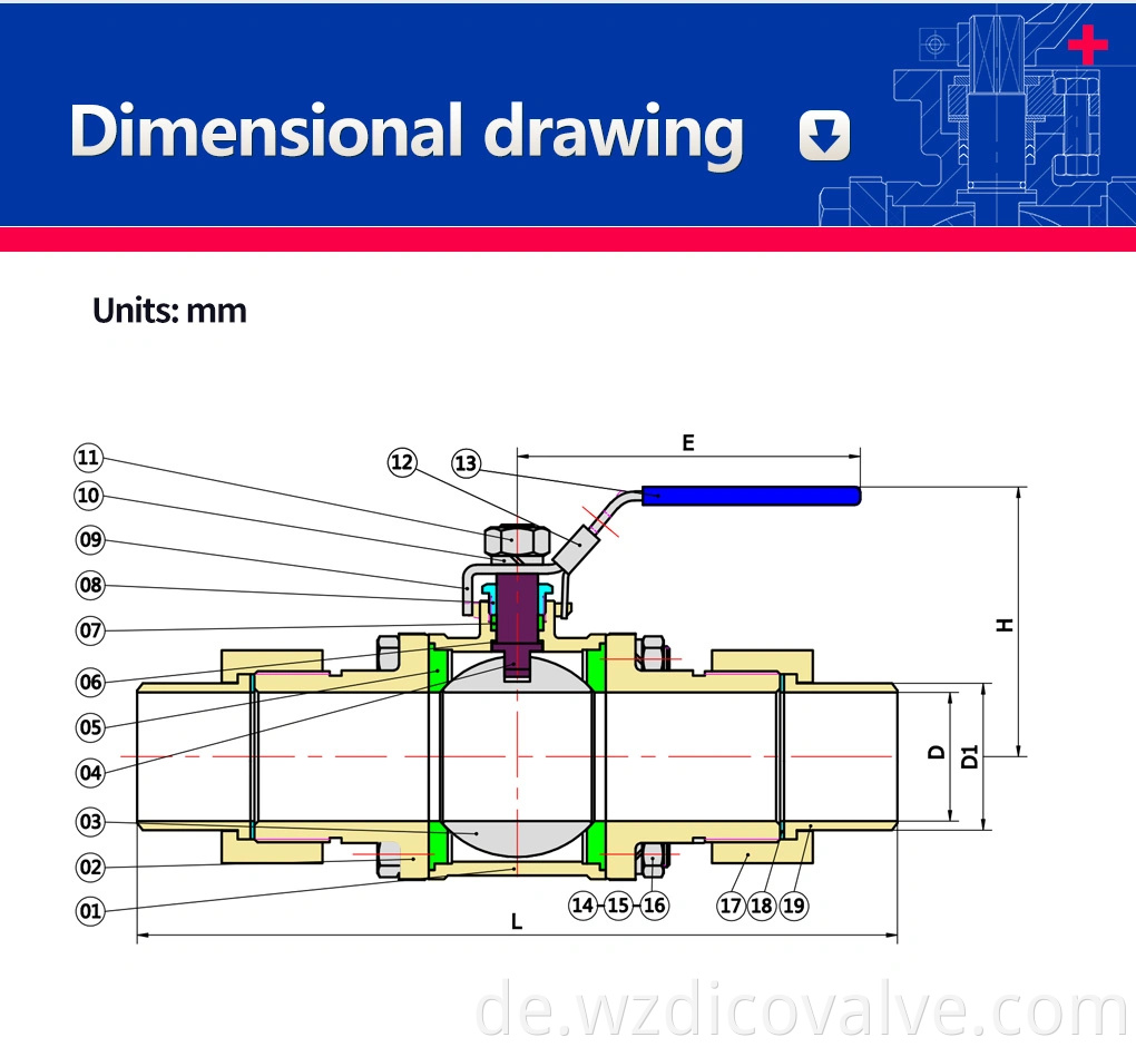 3PC BALL VALVE